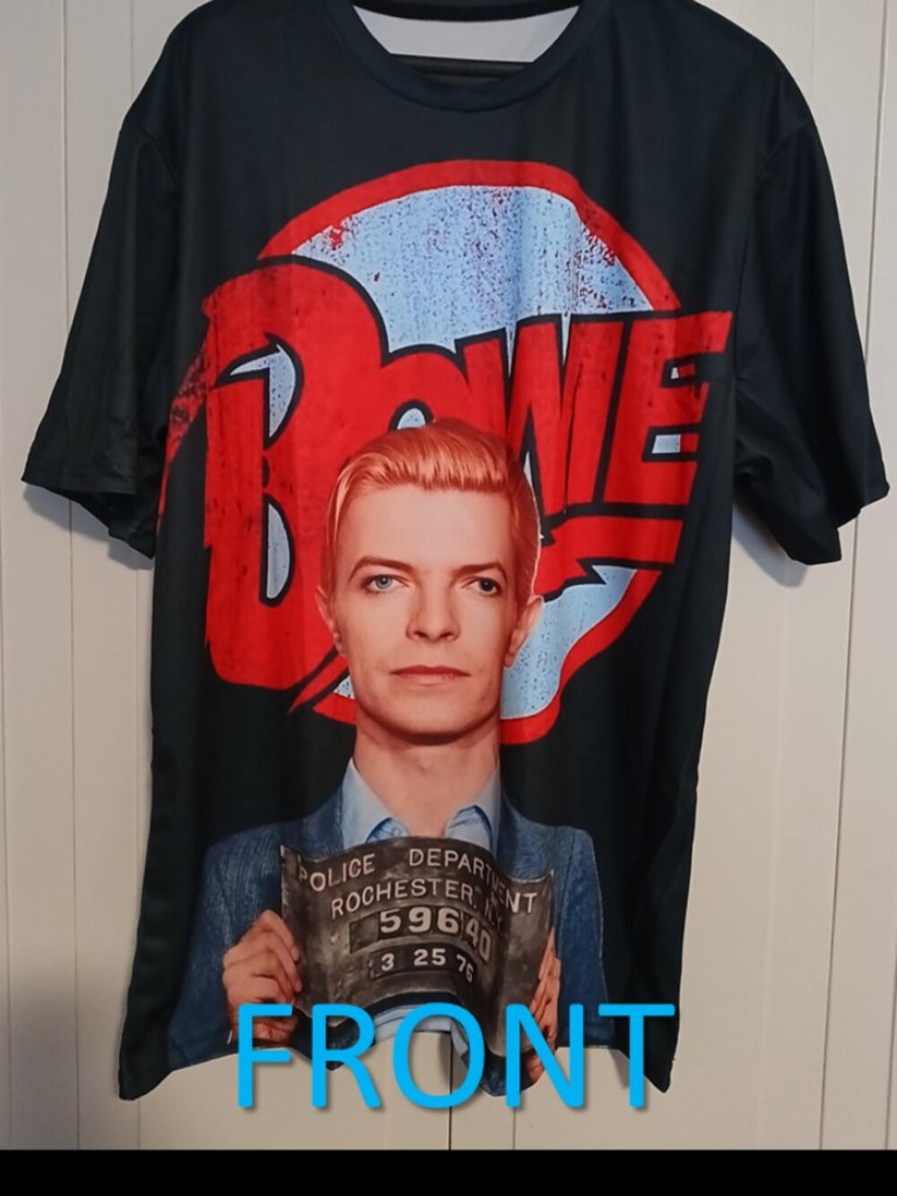 David Bowie One-of-a-Kind Custom T-Shirt